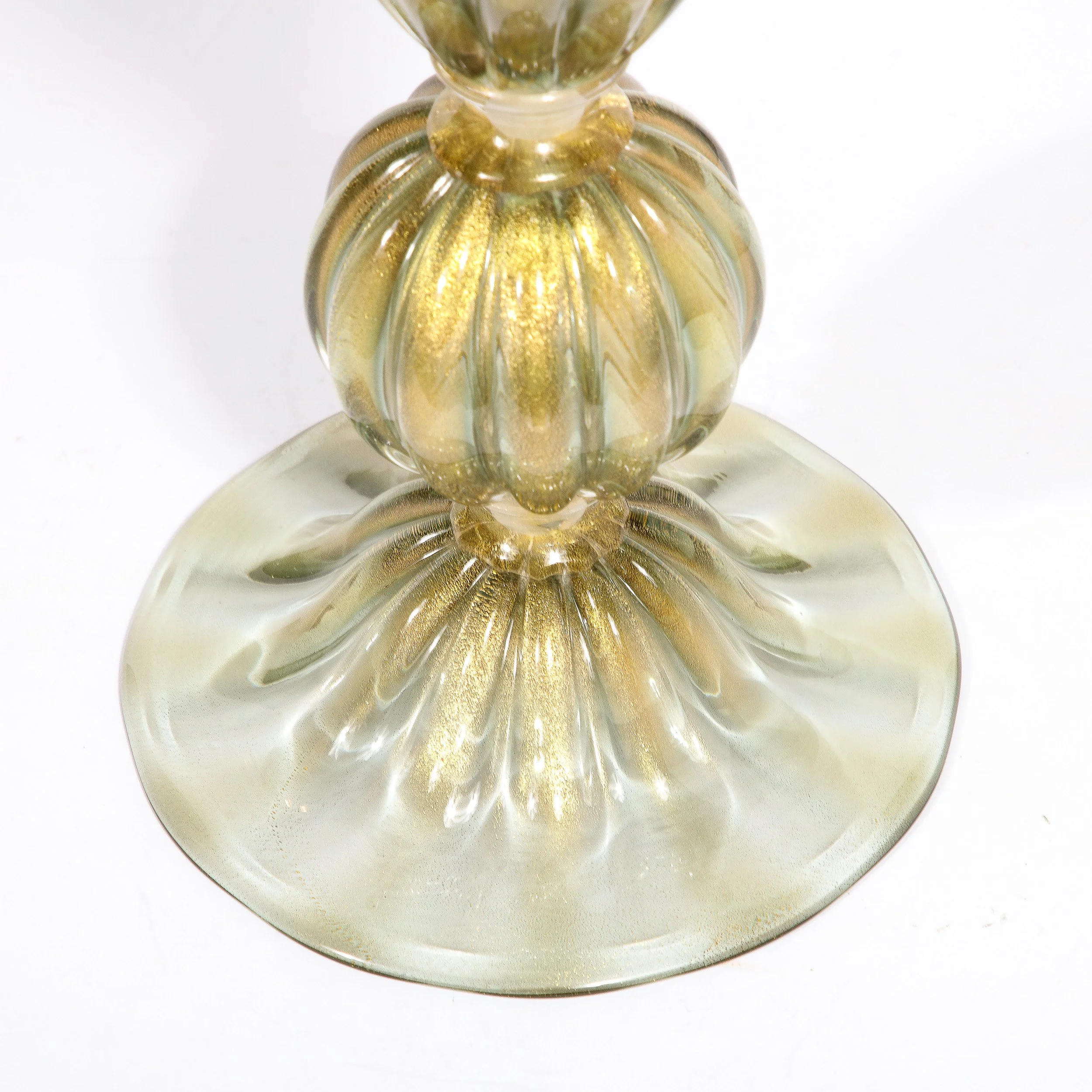 MURANO GOLD 24K HAND DECORATED ムラノ 灰皿 manana online store Antique Ashtray/Murano Glass ムラノ